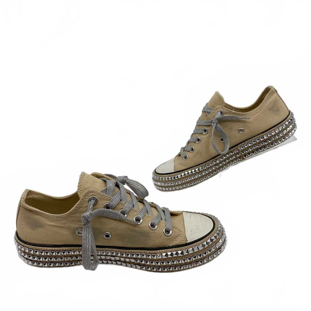 Beast Beige Silver Sneakers | Womens 8.5